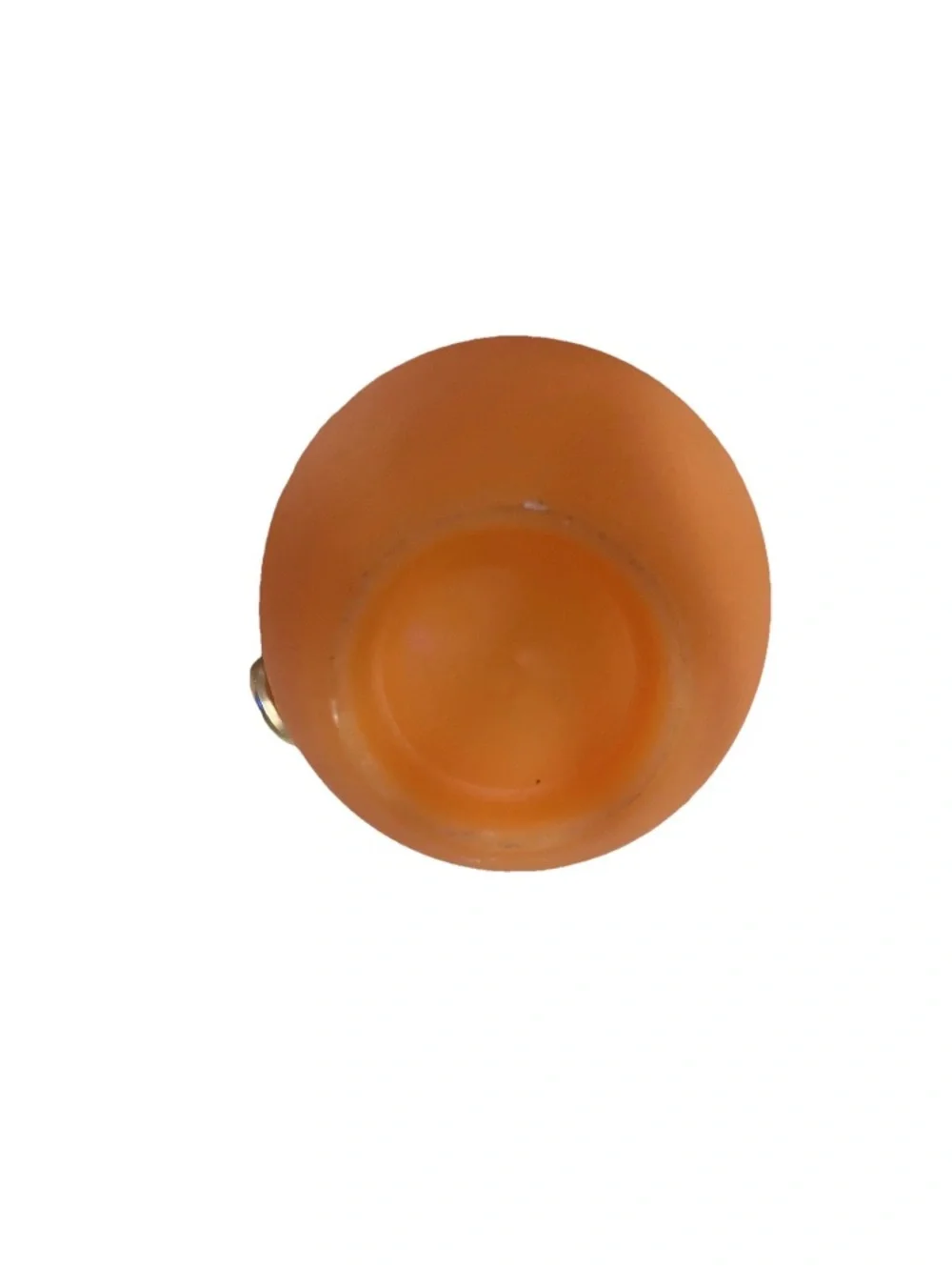 Vintage Veuve Cliquot champagne ice bucket orange resin plastic 9”x8”